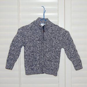 Janie and Jack Toddler Cardigan Black and White